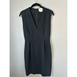 Kate Spade Black Vneck Sleeveless Dress Size 6